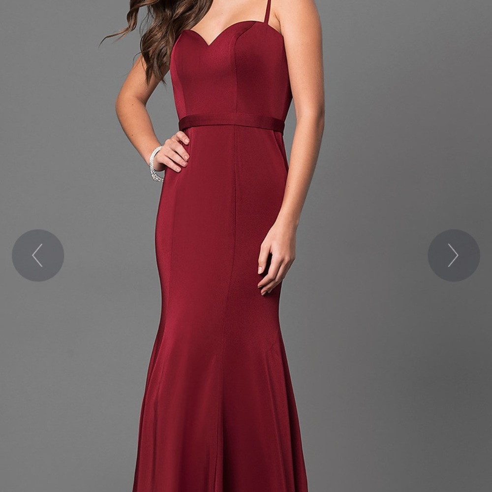 Beautiful Maroon Formal Dress